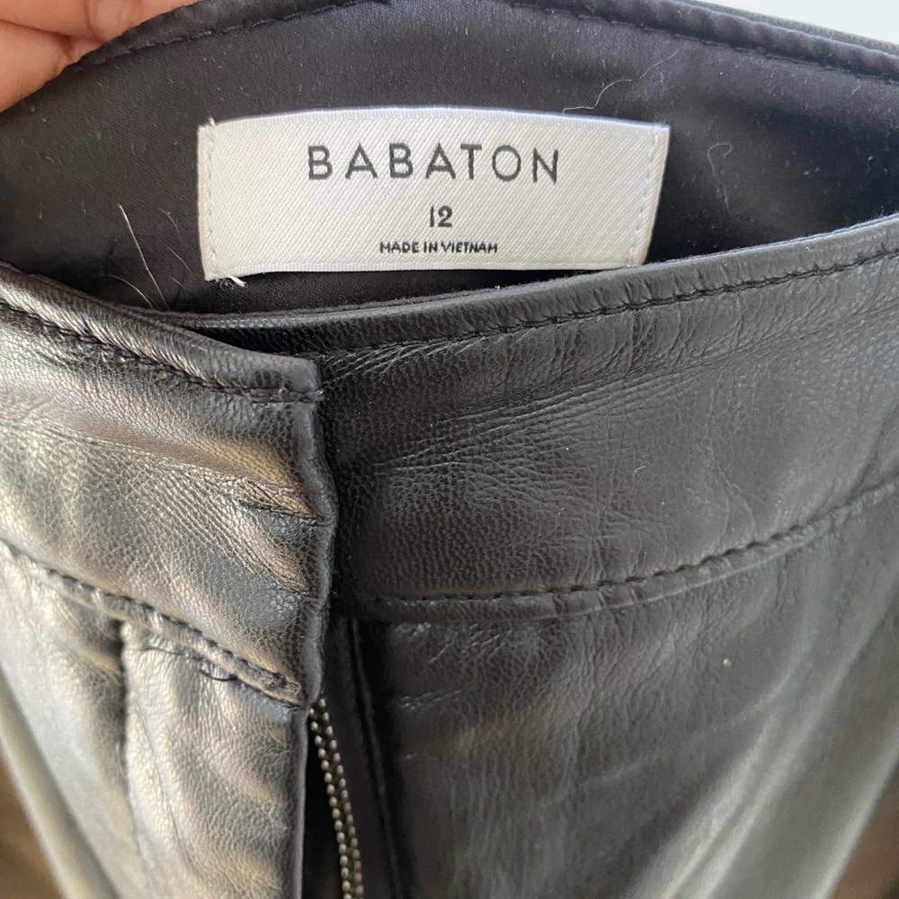 Babaton Leather Command Pant - Picture 2 of 2